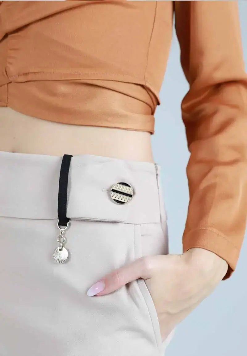 Beige women's pants with a modern design