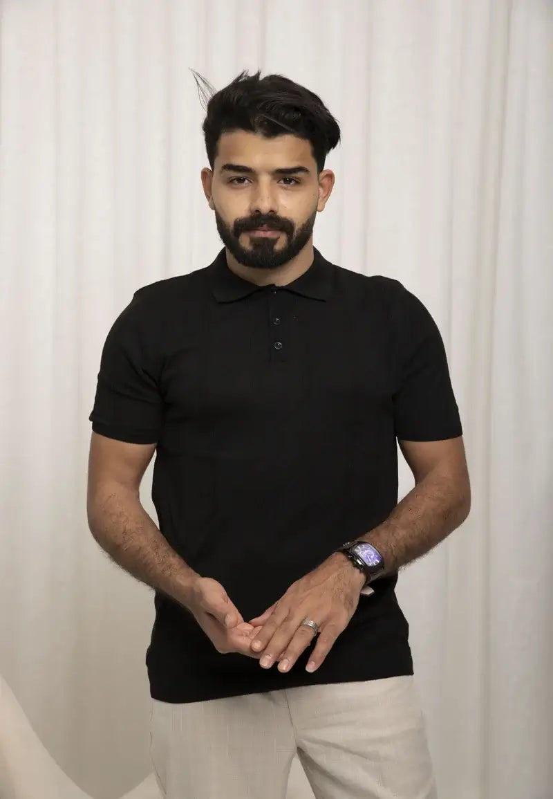 Men's classic black t-shirt