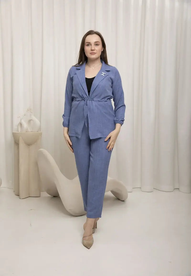 Women's Casual Loose Shirt and Pants Set