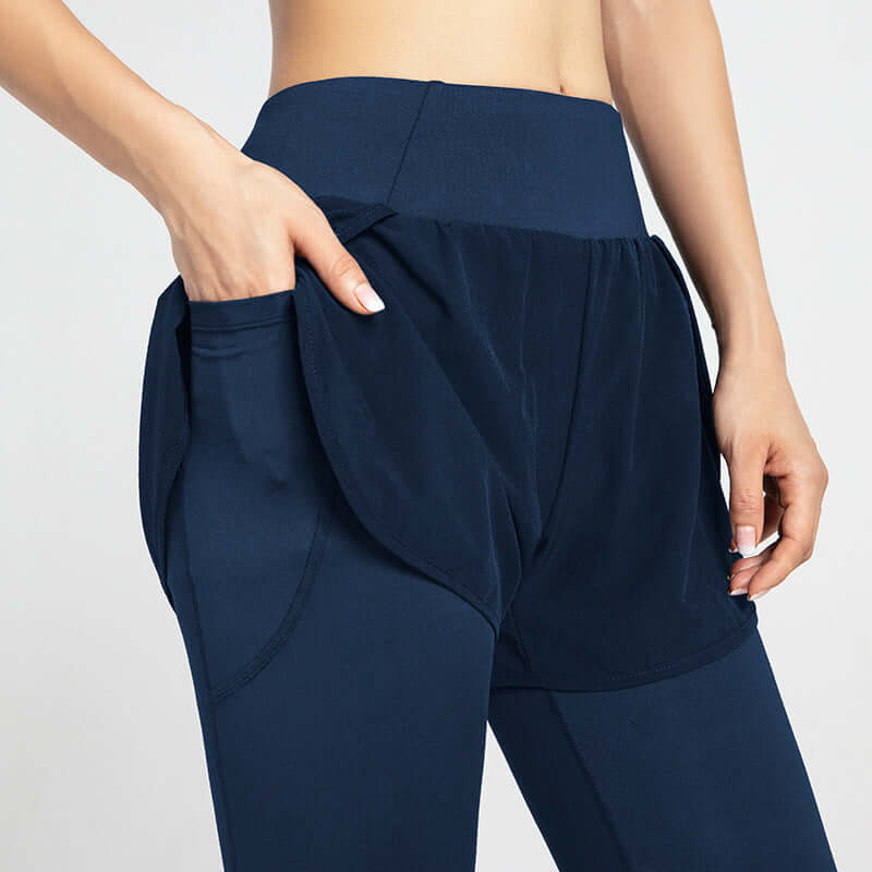 Sports Tight Women's High Waist Stretch Hip Lift Pocket Yoga Pants