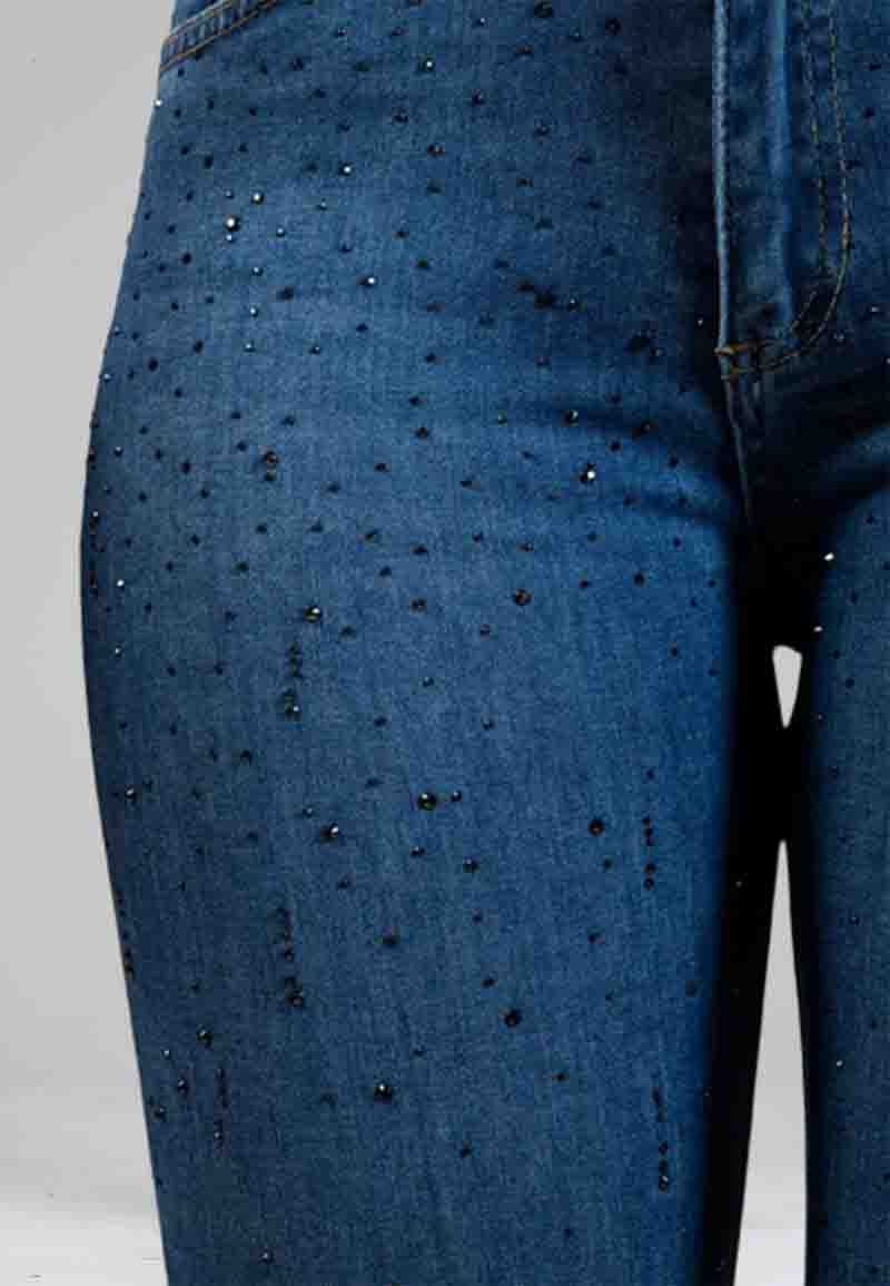 Women's Diamond Embellished Jeans
