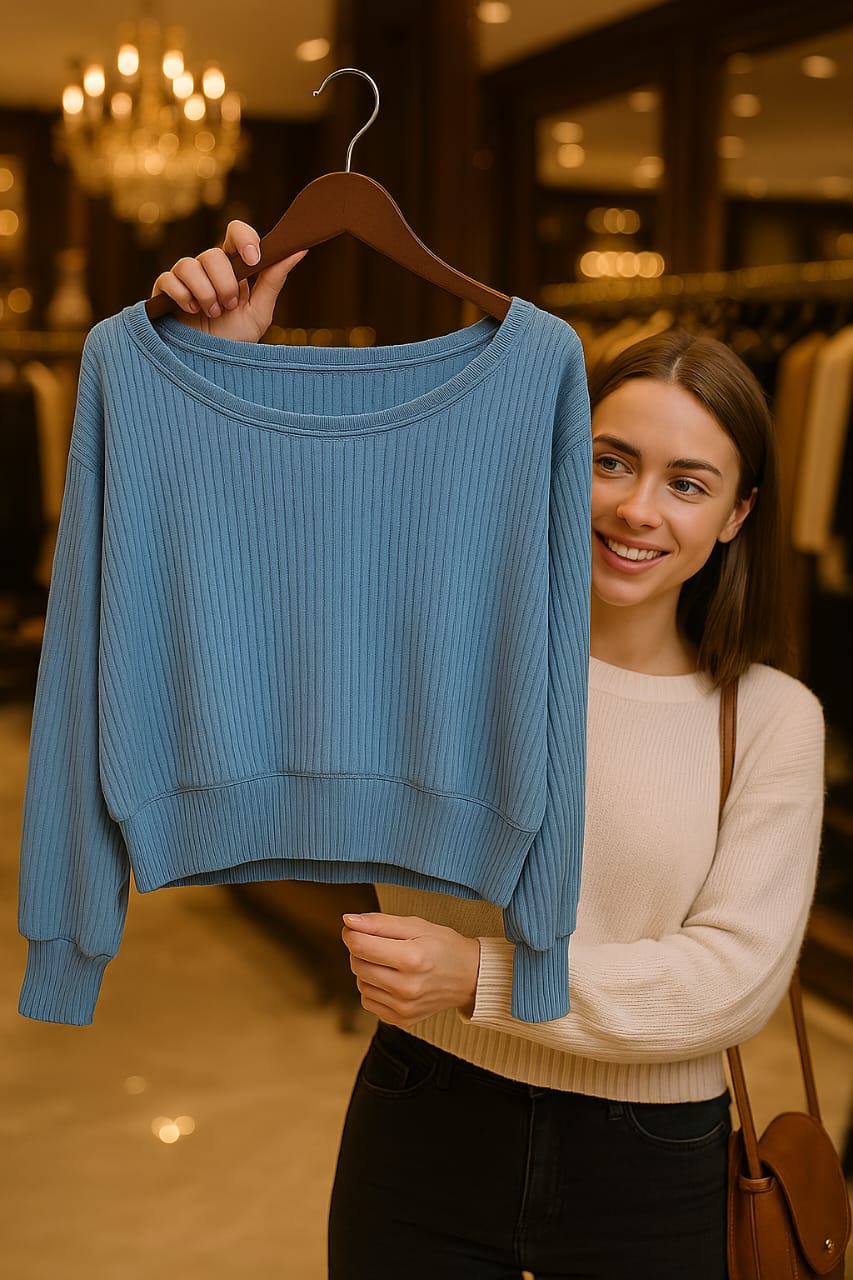 Long-sleeved loose T-shirt