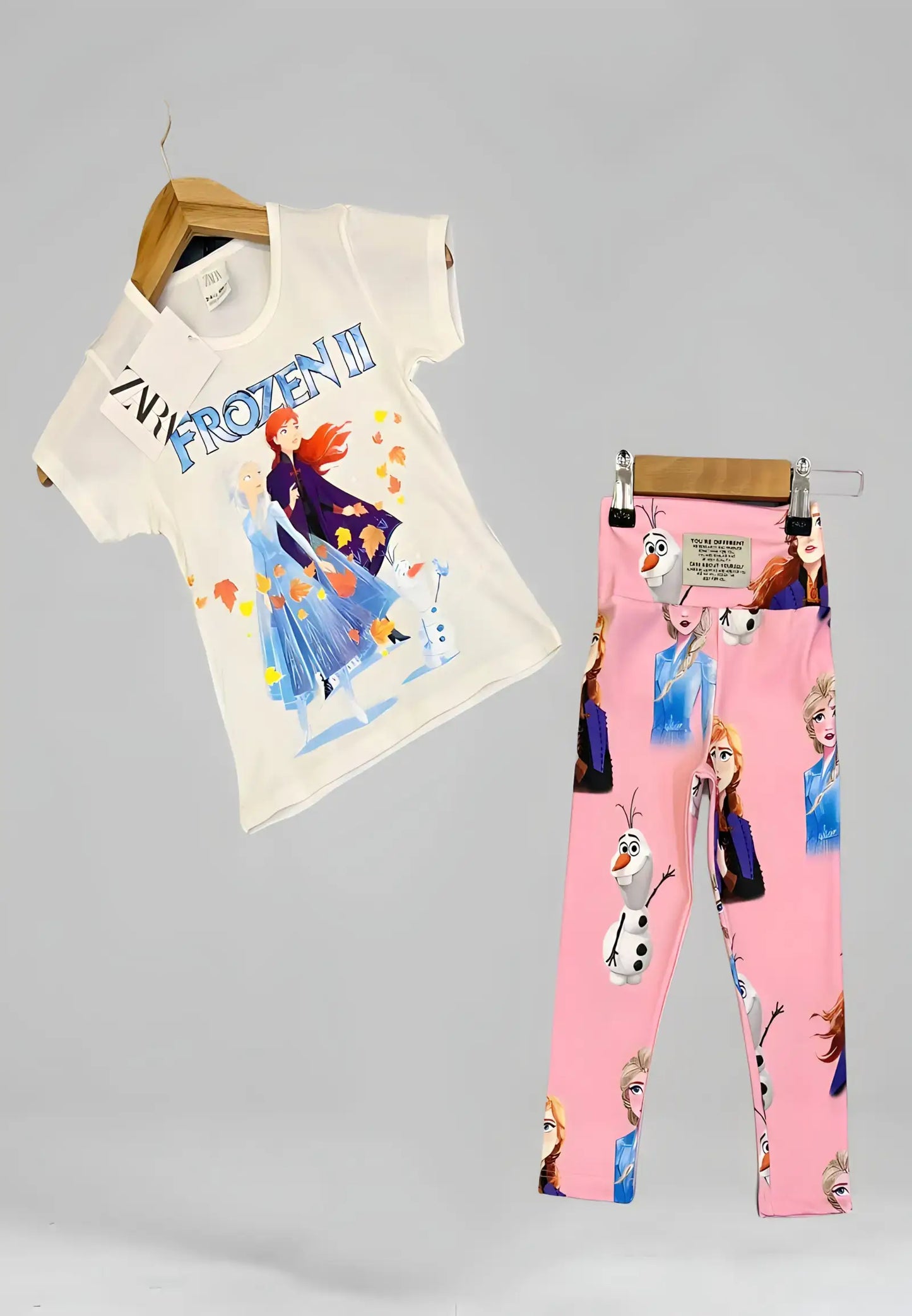 Girls Frozen T-shirt and pants