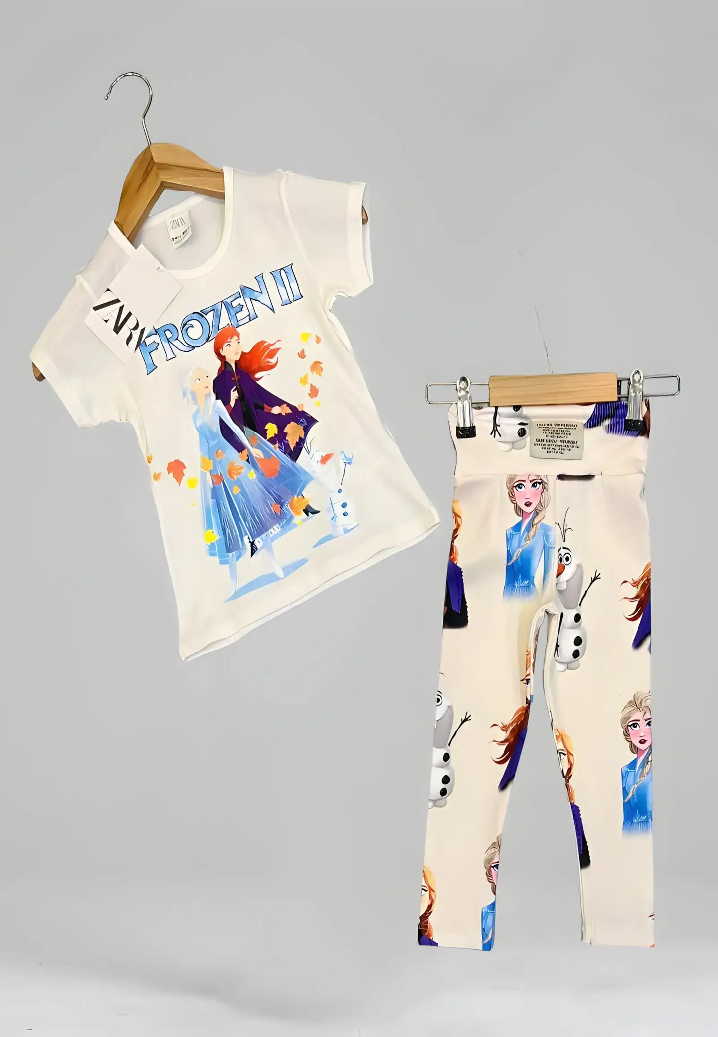Girls Frozen T-shirt and pants