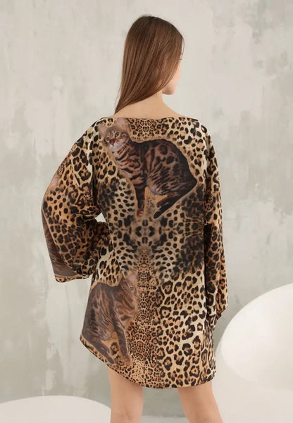 Chic Leopard Print Dress