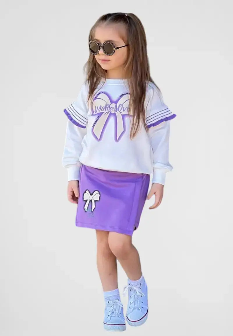 Girls cotton set 2 pieces