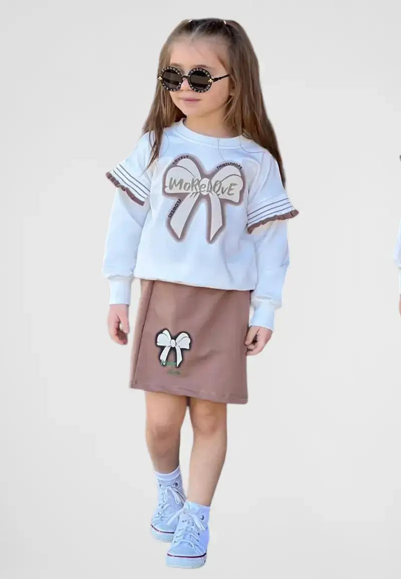 Girls cotton set 2 pieces