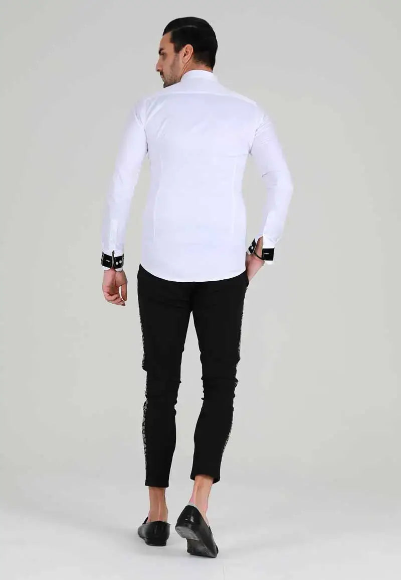 Men's Crystal Studded Shirt