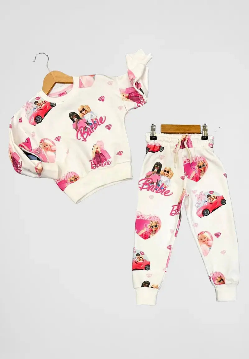 Girls winter pajamas T-shirt and pants