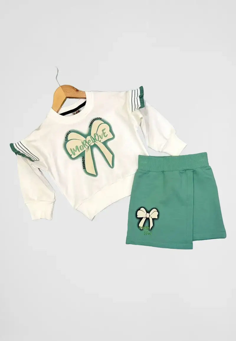 Girls cotton set 2 pieces