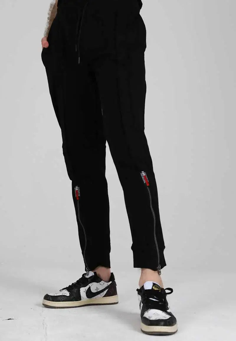 Men's Casual Pants with Zipper at the Bottom
