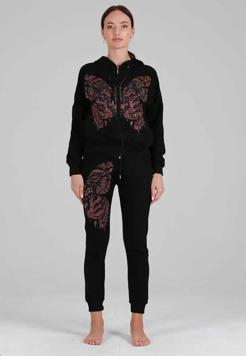 Women's pajamas jacket and pants