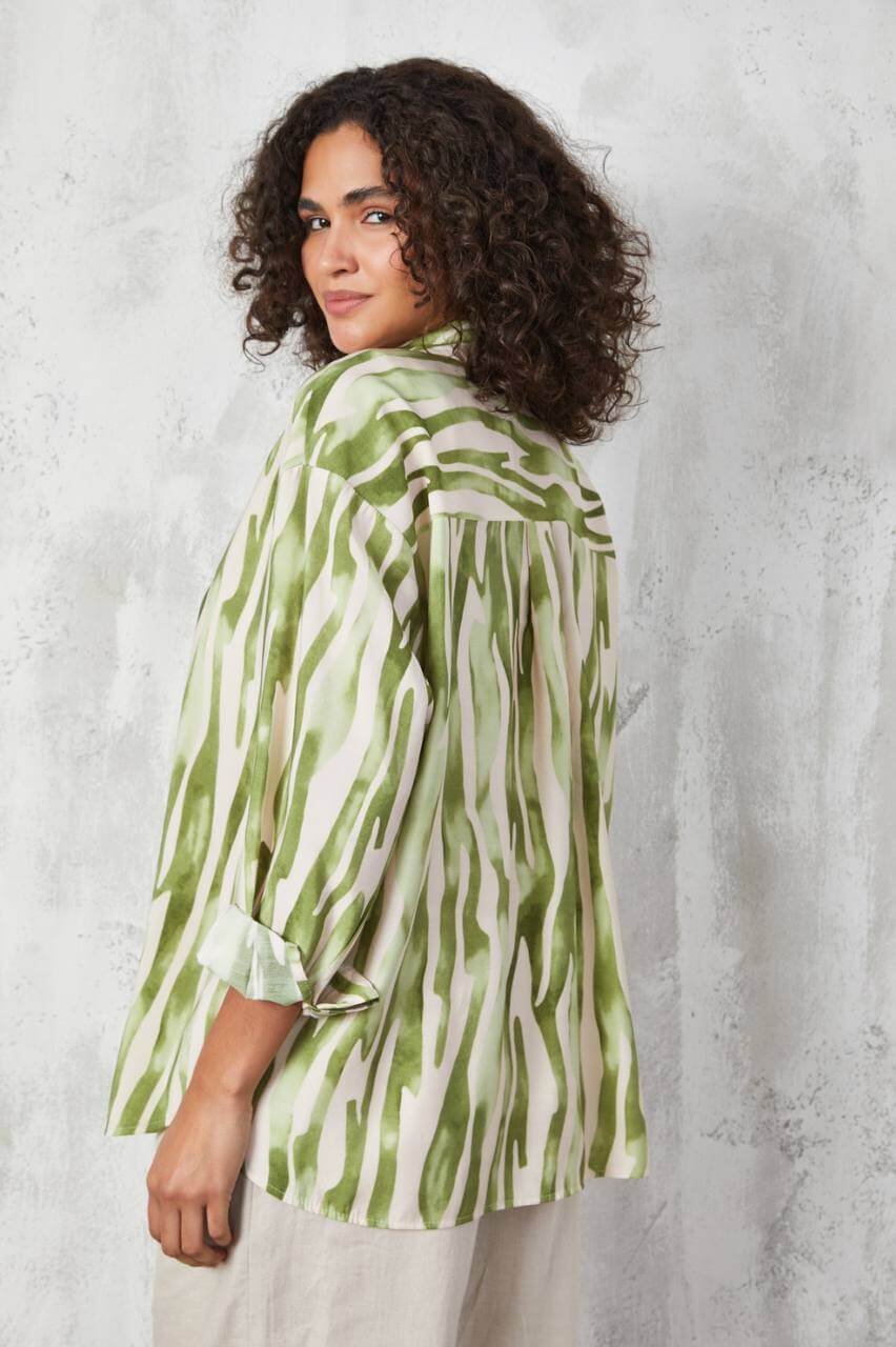 Women's Striped Oversized Shirt