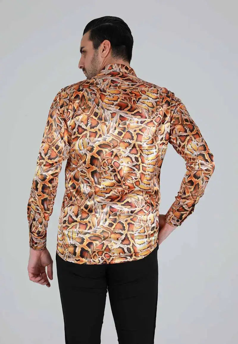 Men's Snake Print Shirt