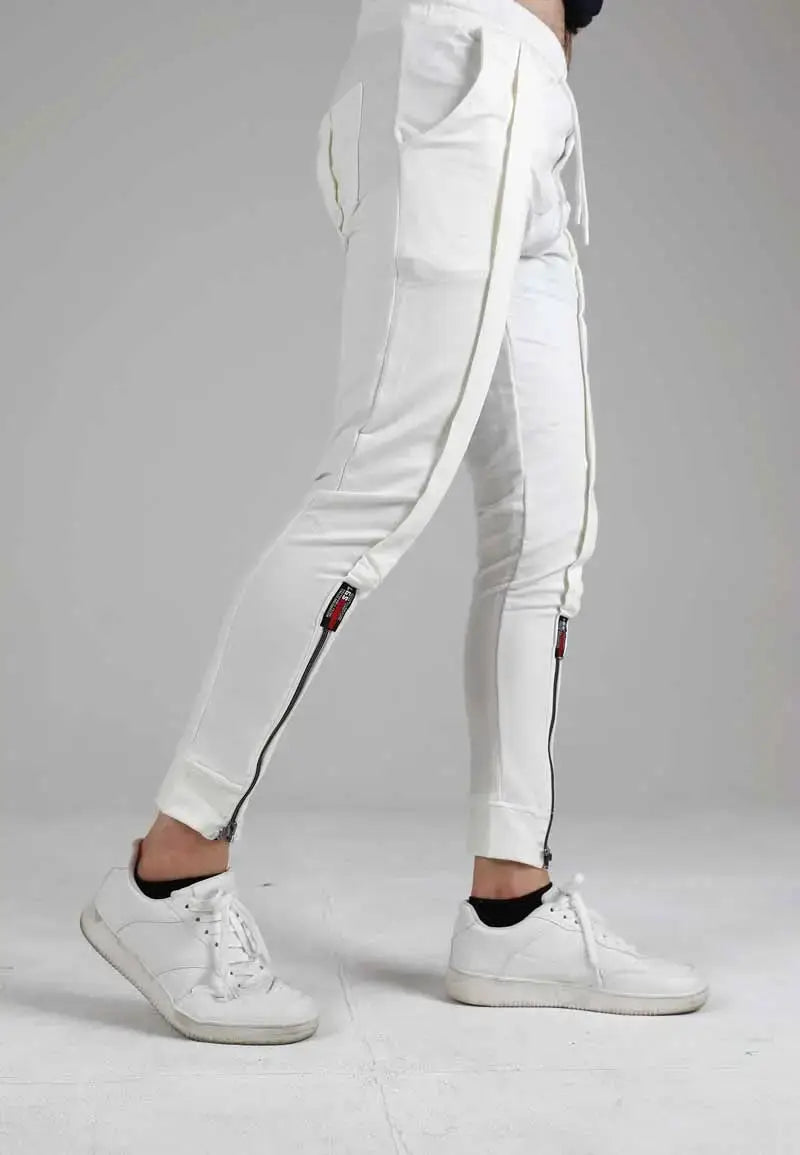 Men's Casual Pants with Zipper at the Bottom