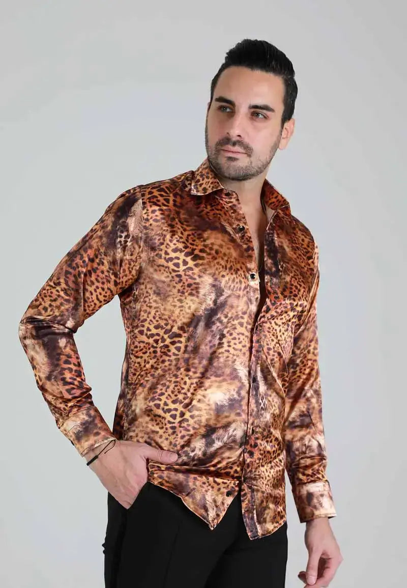 Men's Tiger Print Shirt