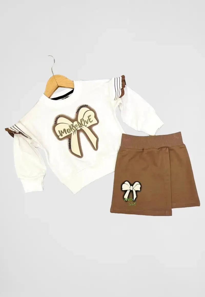 Girls cotton set 2 pieces