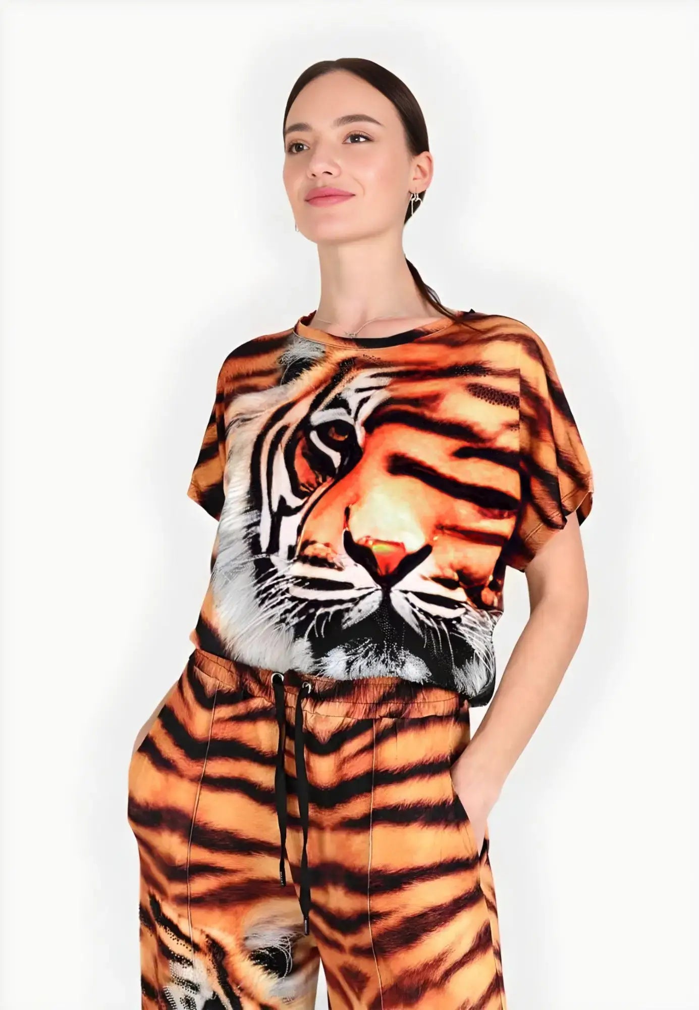 Women's Tiger Print Pajamas