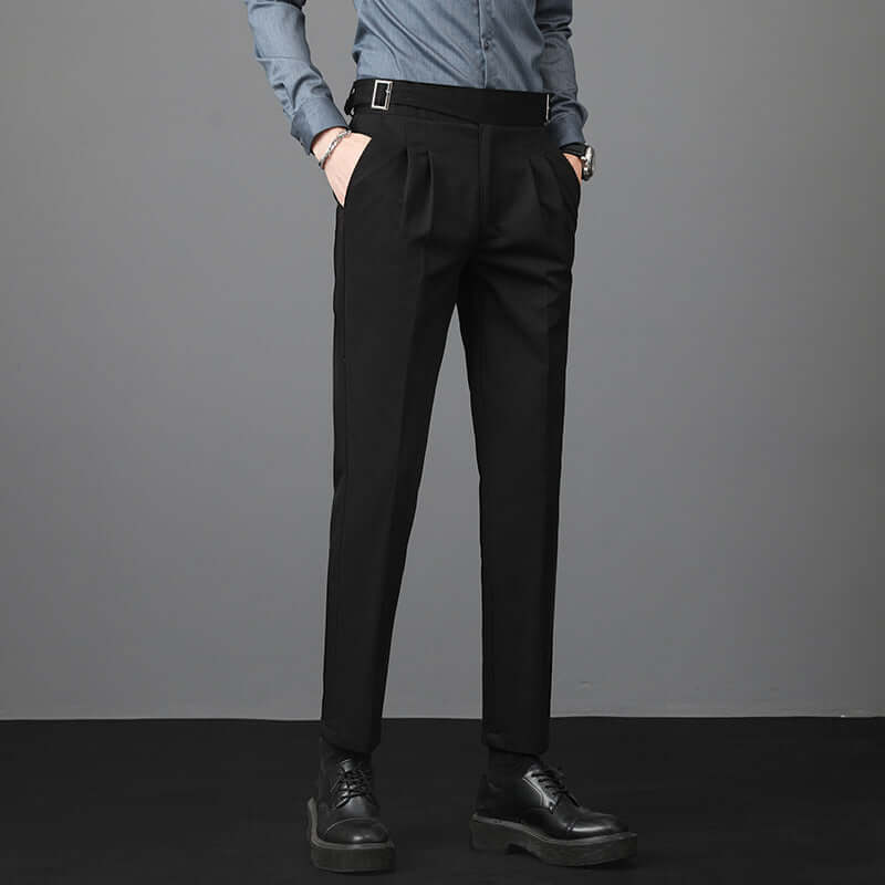 بنطلون بدلة رجالي شبابي بقصّة Slim Fit