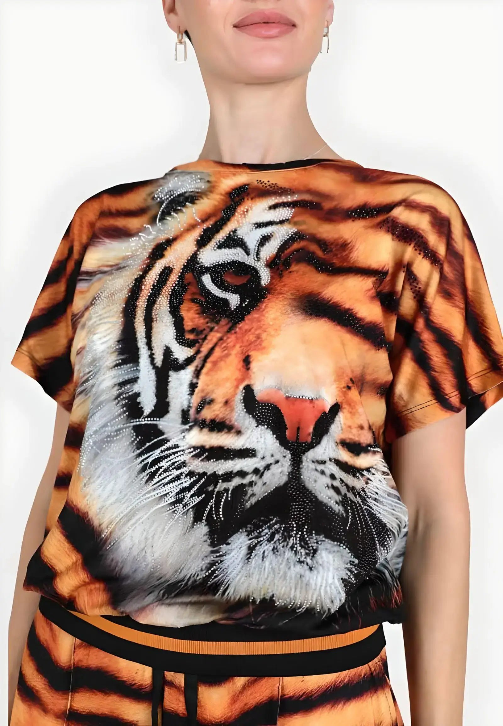 Women's Tiger Print Pajamas