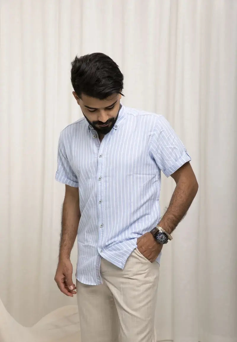 Men's Casual Striped Shirt