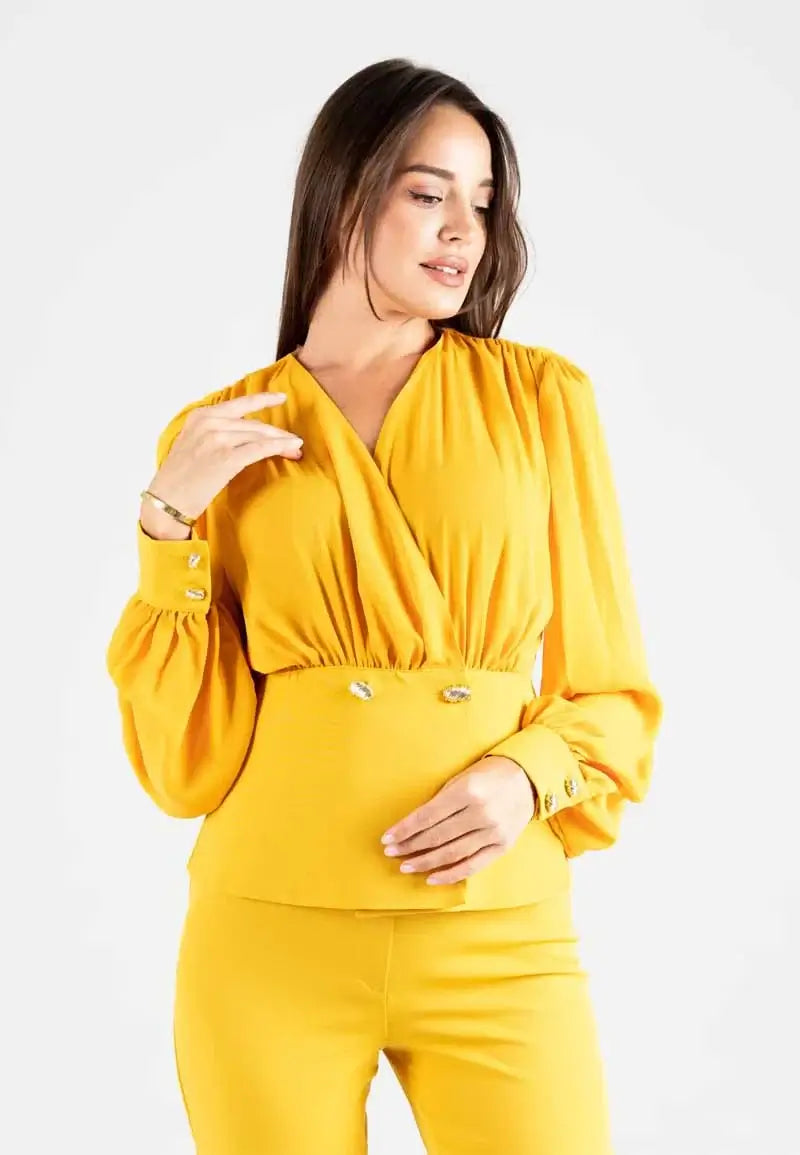 Women's Casual Full Set Shirt with Pants
