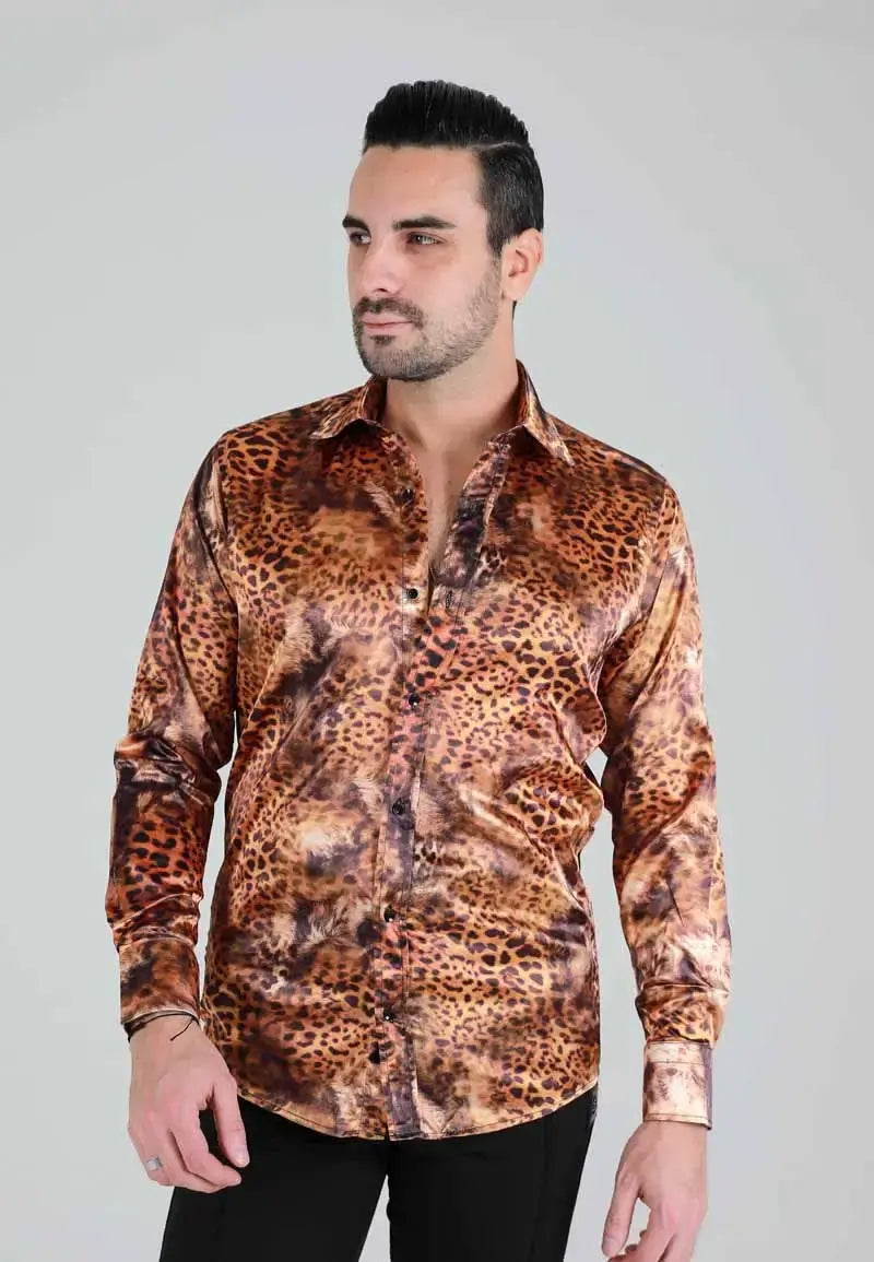Men's Tiger Print Shirt
