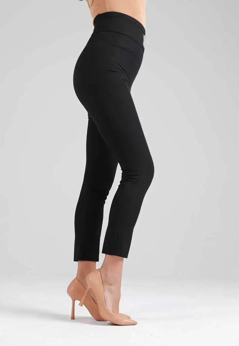 Timeless Black Slim-Fit Pants