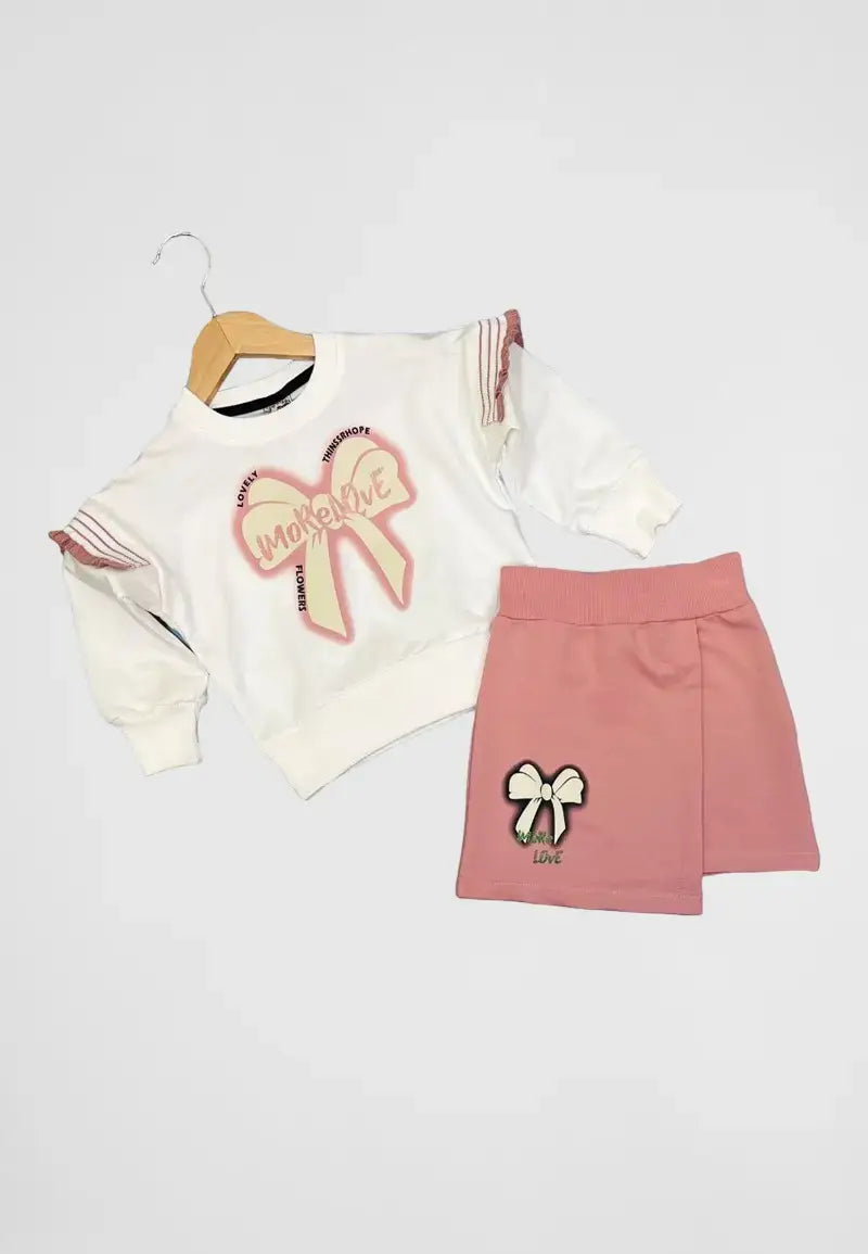 Girls cotton set 2 pieces