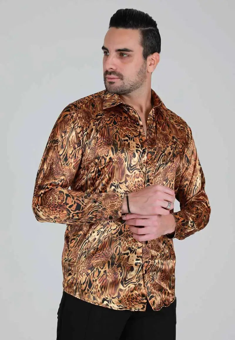 Men's Snake Print Shirt