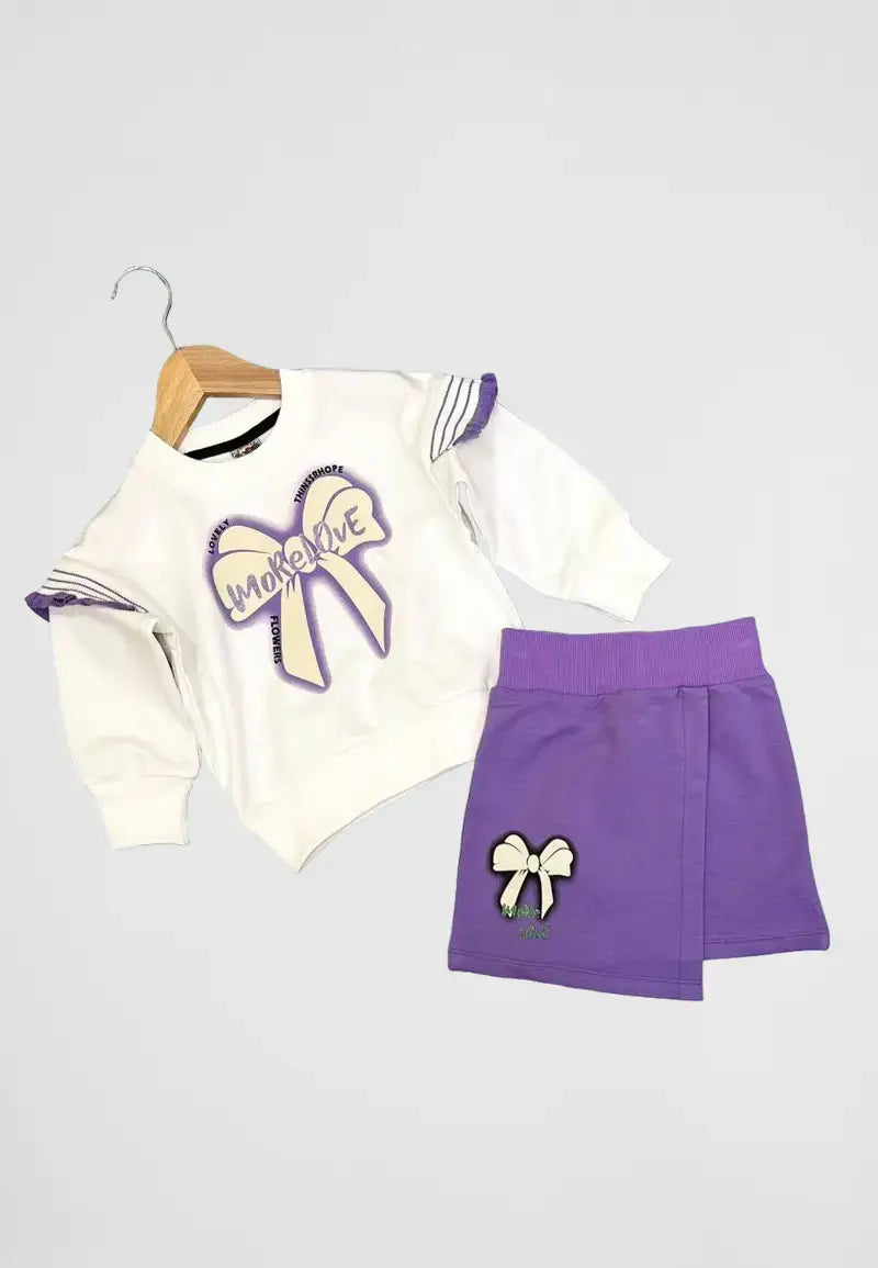 Girls cotton set 2 pieces