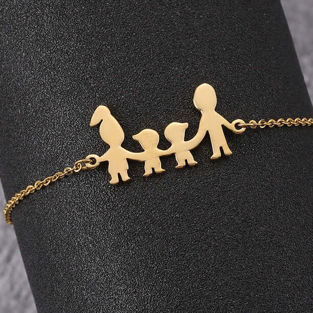 Women's Titanium Steel Gold Plated Bracelet