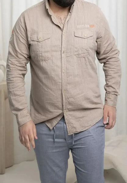 Men's Casual Fashion Striped Shirt
