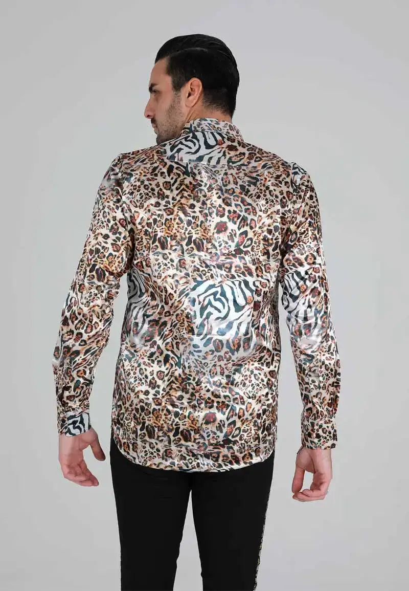 Men's Leopard Print Shirt