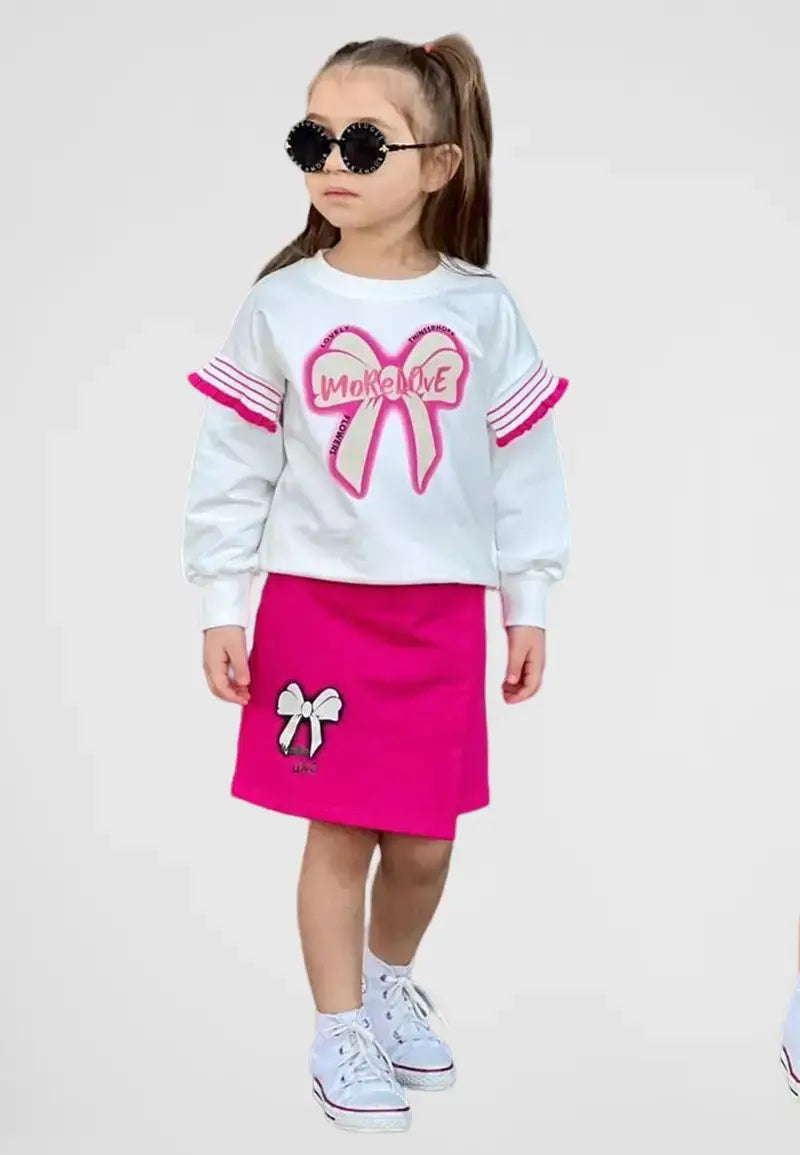 Girls cotton set 2 pieces