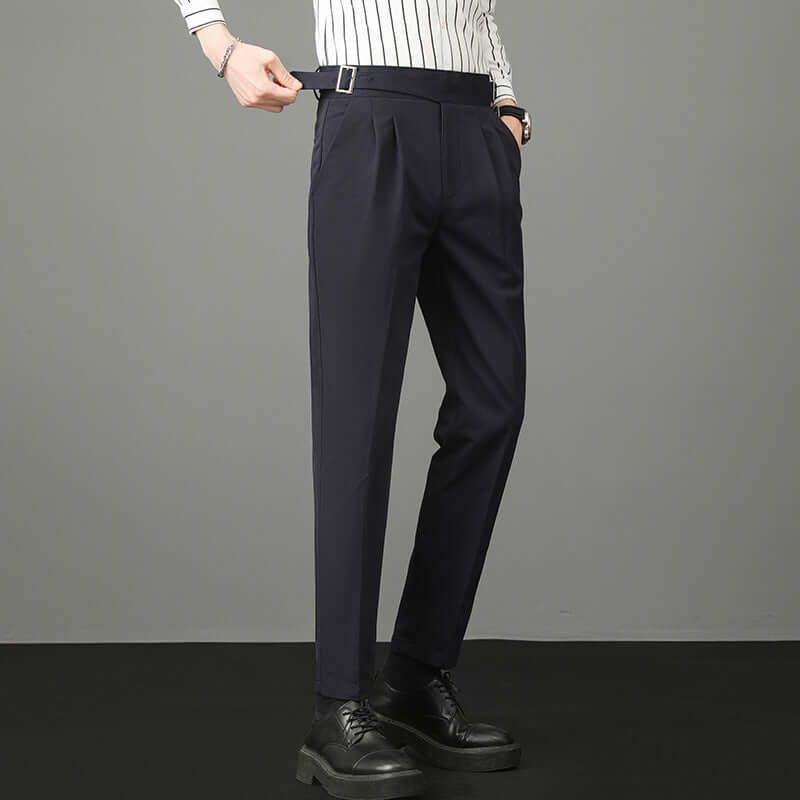 بنطلون بدلة رجالي شبابي بقصّة Slim Fit