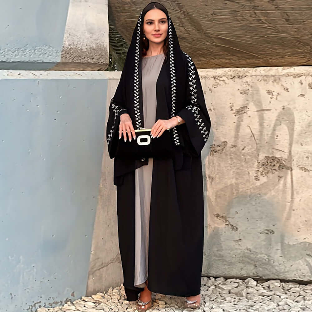 رداء نسائي إسلامي أنيق ذو شخصية رشيقة