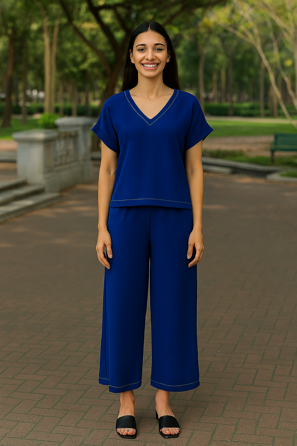 New linen outfit for women