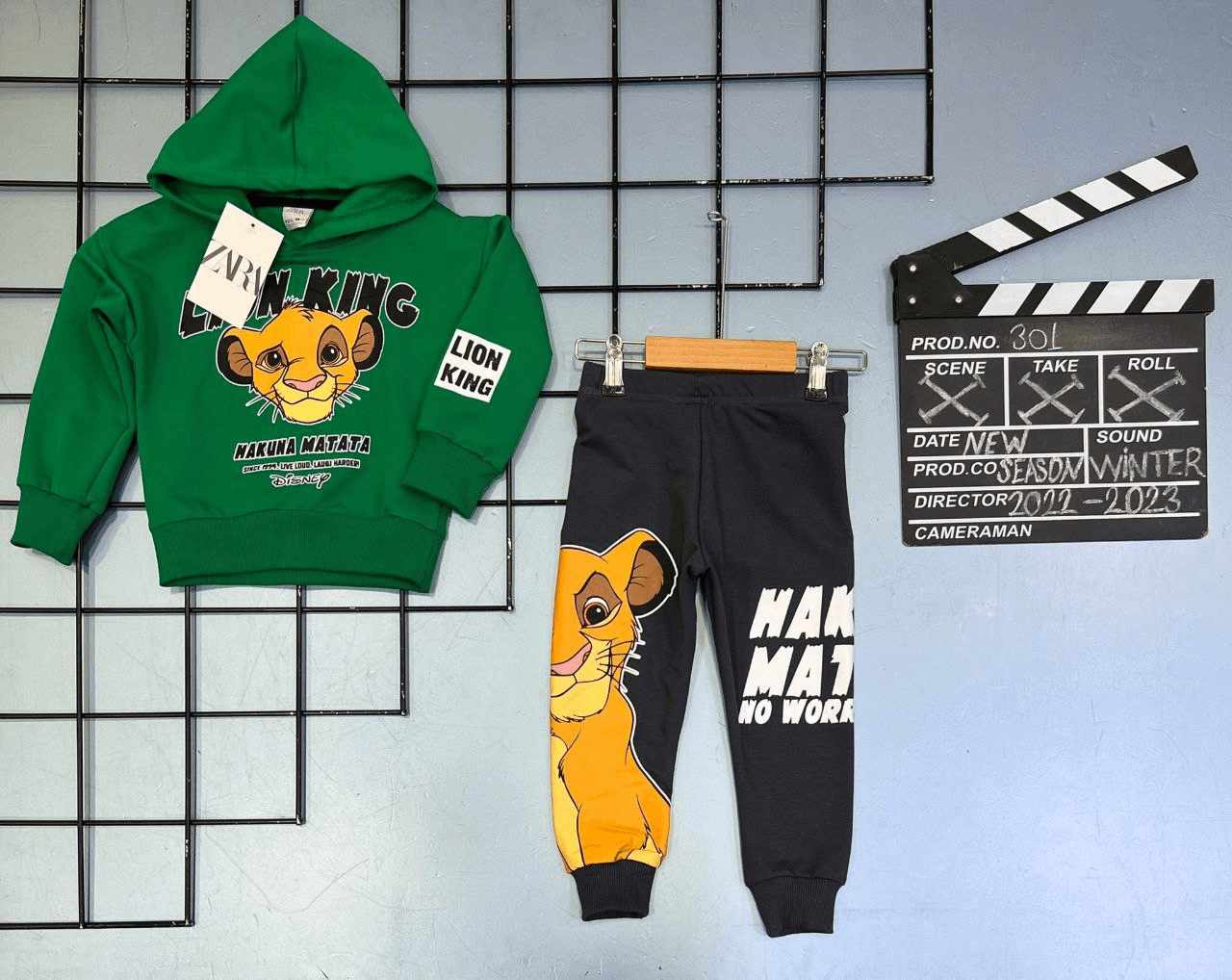 Boys' winter set with chest print