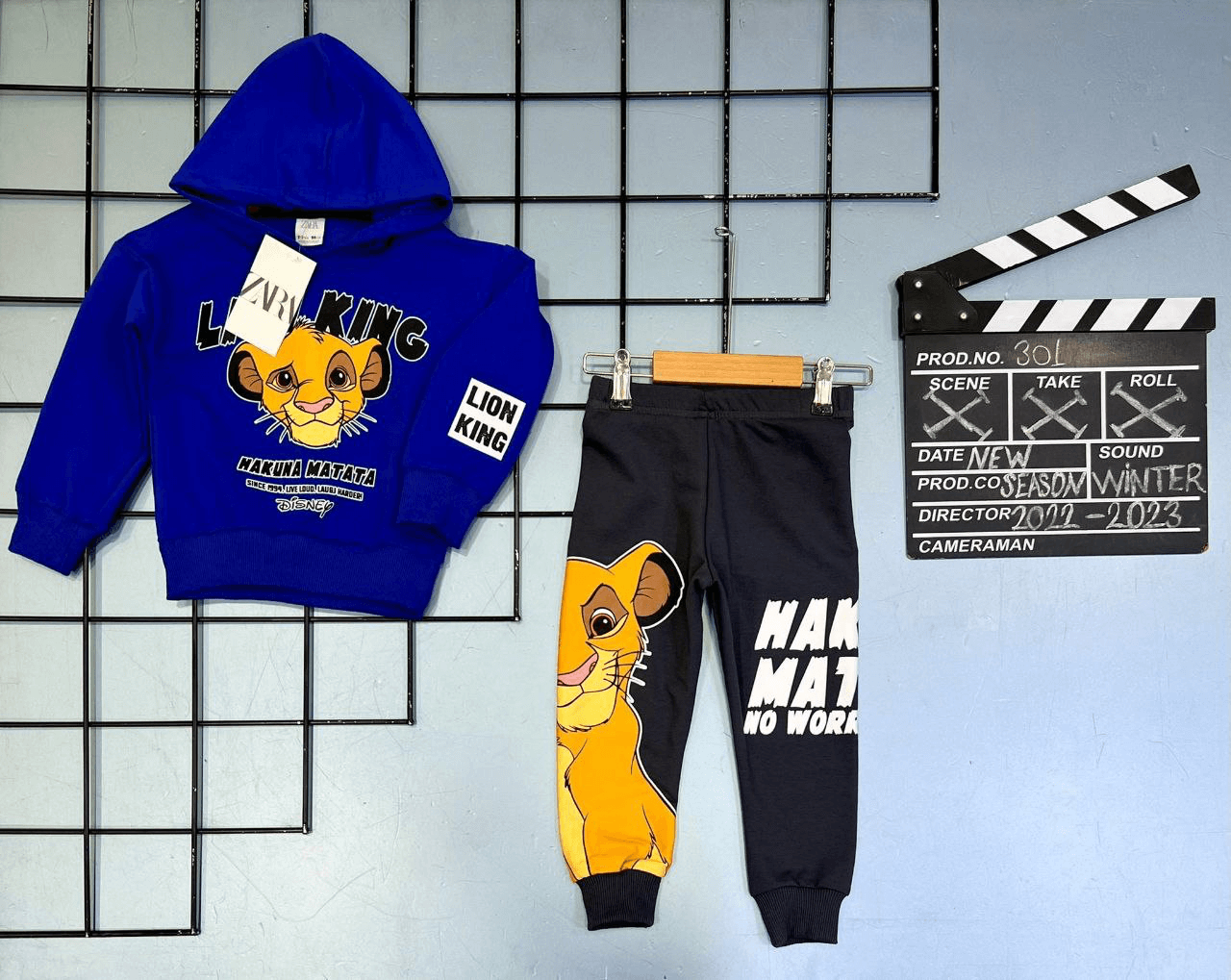 Boys' winter set with chest print
