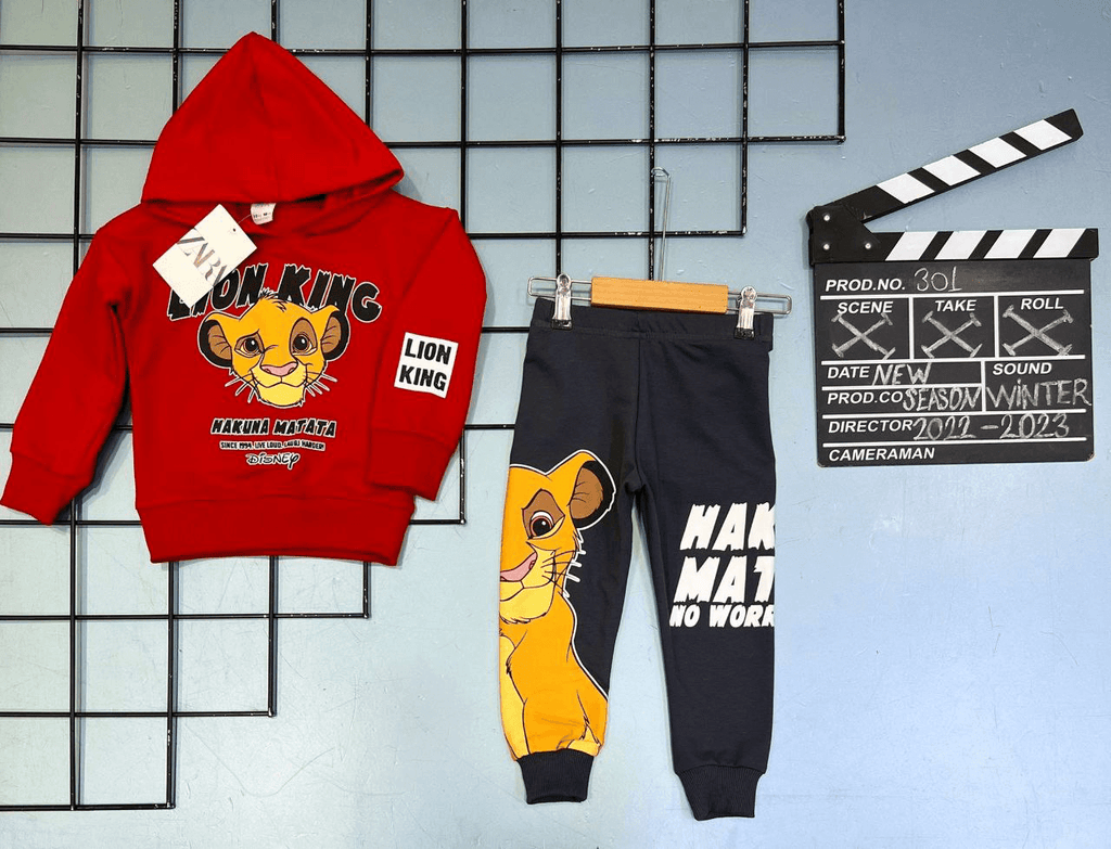 Boys' winter set with chest print