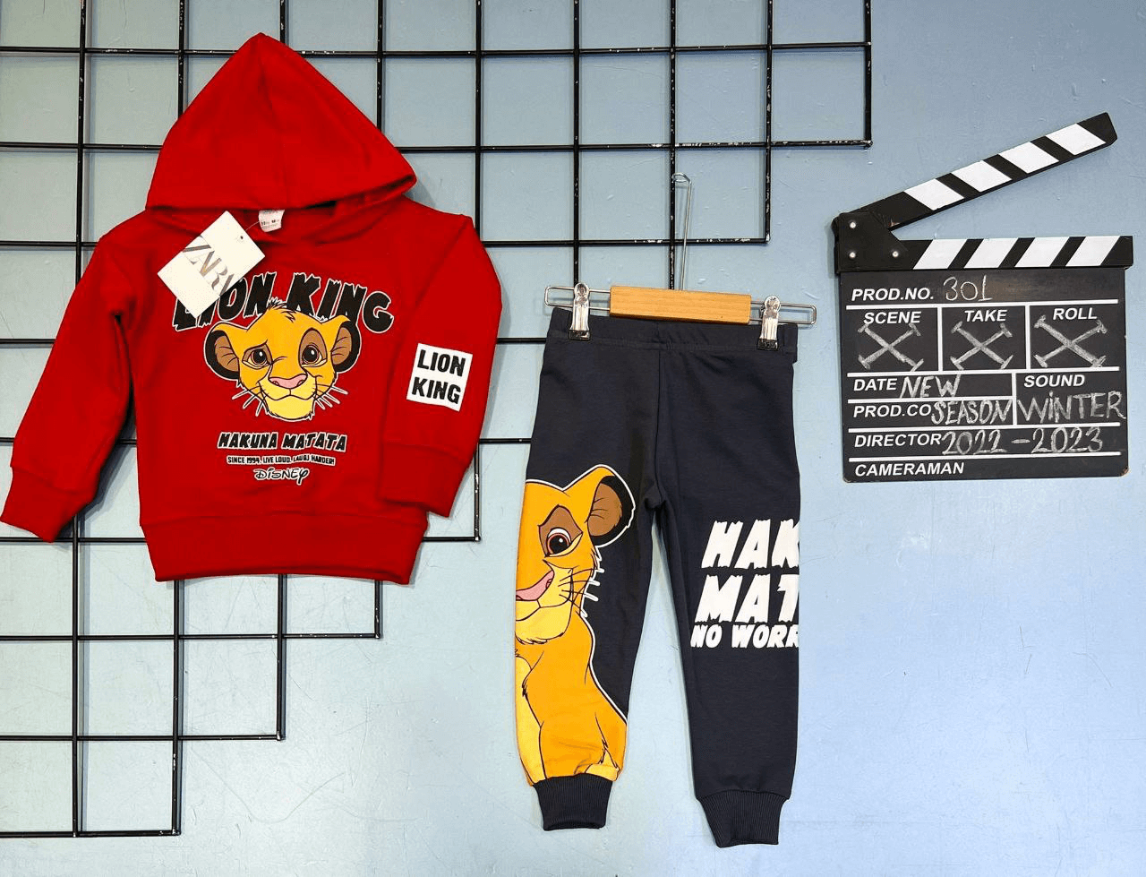 Boys' winter set with chest print