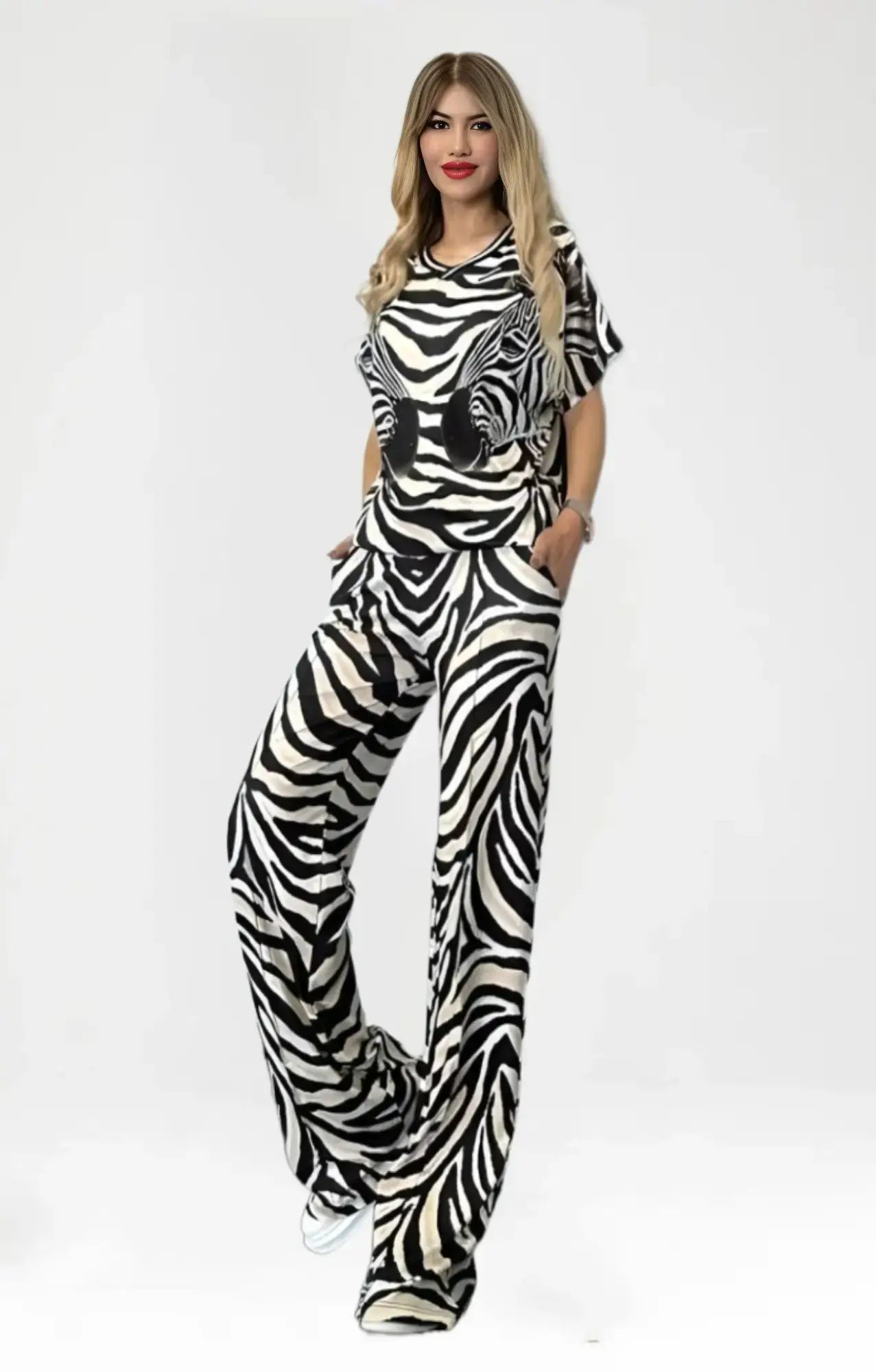 Women's Zebra Print Pajamas