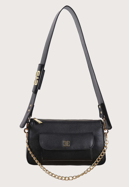 Women's handbag with gold chain
