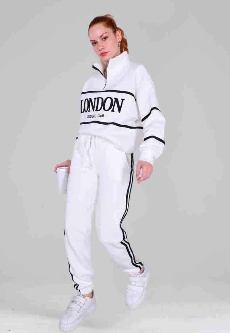 London Print Women's Winter Pajamas