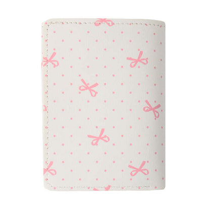 Butterfly-patterned Short Style Three-fold Wallet Multifunction
