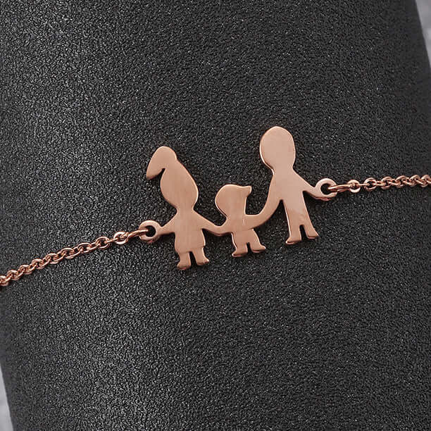 Women's Titanium Steel Gold Plated Bracelet