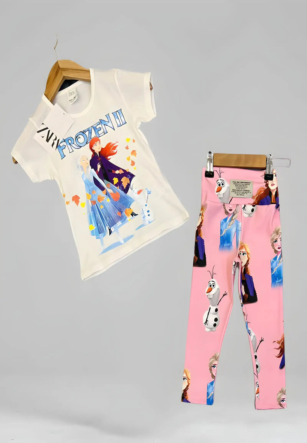 Girls Frozen T-shirt and pants