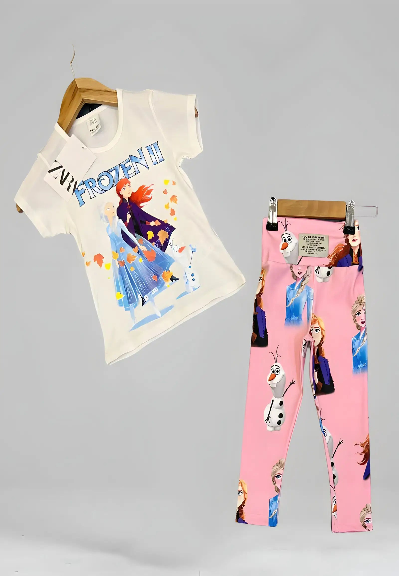 Girls Frozen T-shirt and pants