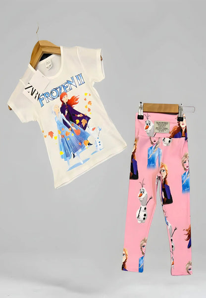 Girls Frozen T-shirt and pants